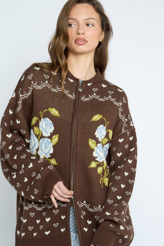 Rosette Cardigan