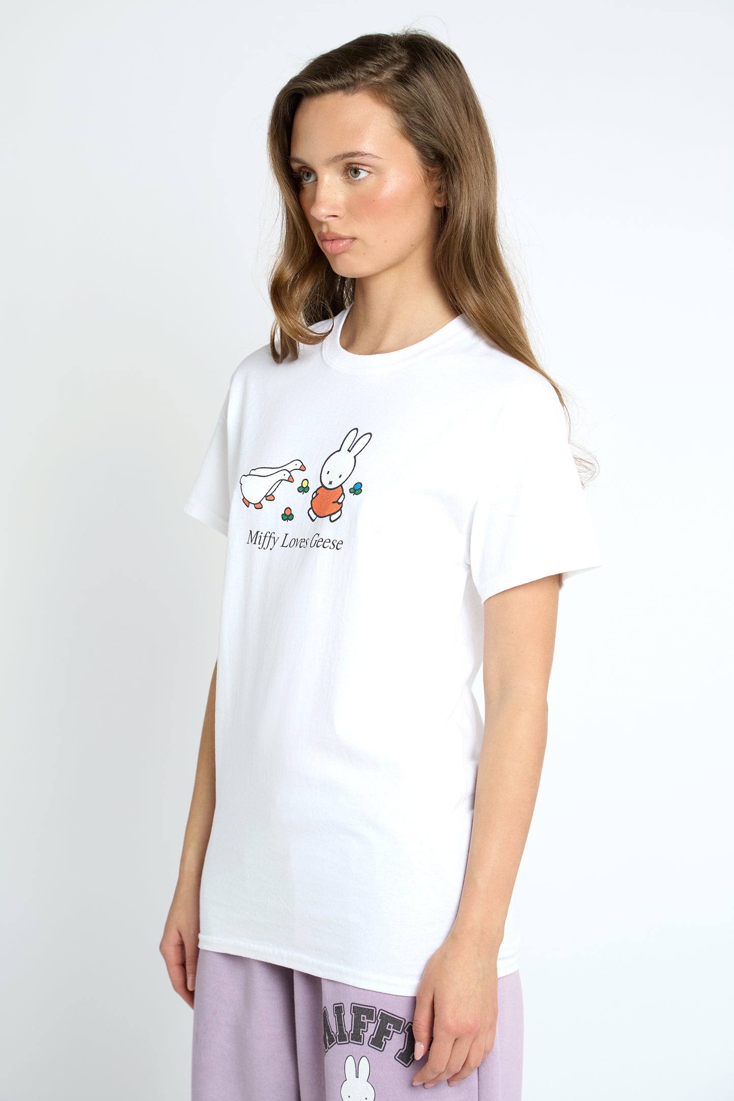 Miffy x Daisy St. Love Geese White Tee