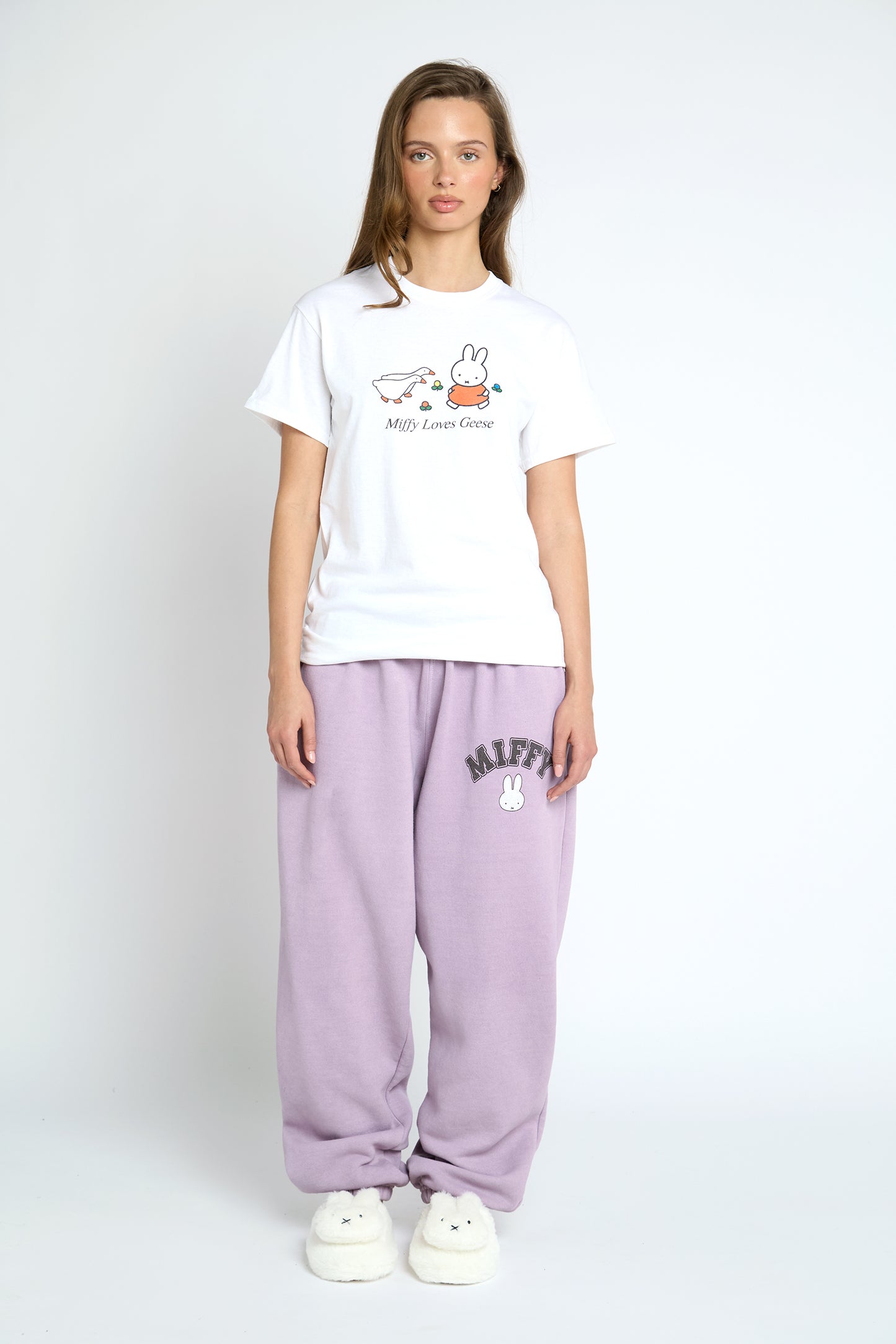 Miffy x Daisy St. Love Geese White Tee