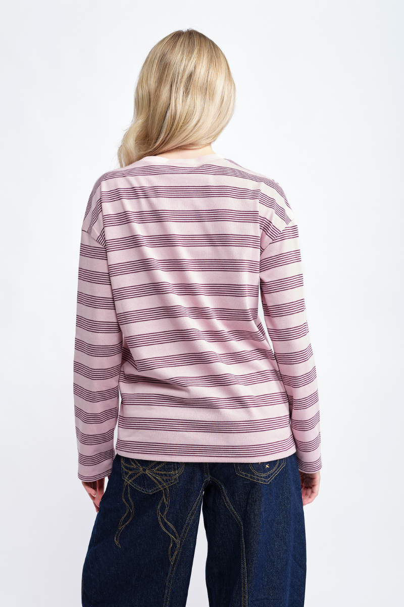 Miffy x Daisy St. Long Sleeve Stripe Top