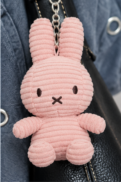 Miffy Pink Corduroy Keychain