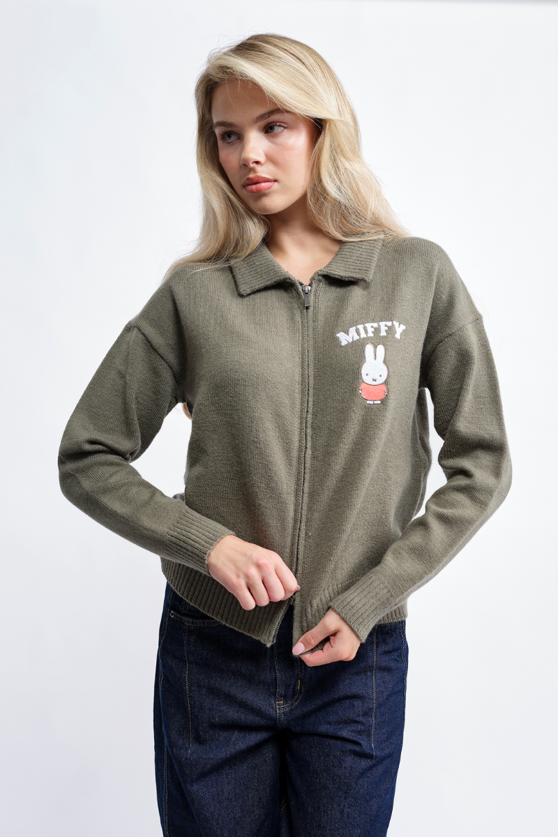 Miffy x Daisy St. Zip Cardigan