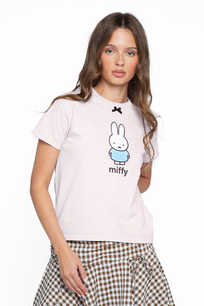 Miffy X Daisy St. Dusky Pink Baby Tee