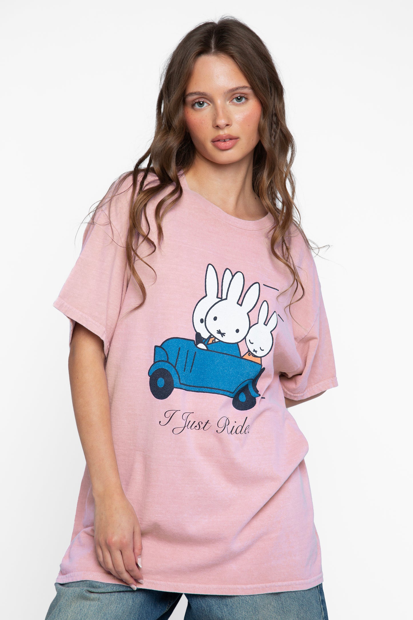 Miffy x Daisy St. I Just Ride Oversized Tee
