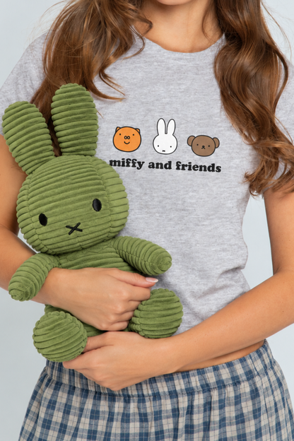 Miffy Corduroy Olive Green Plushie