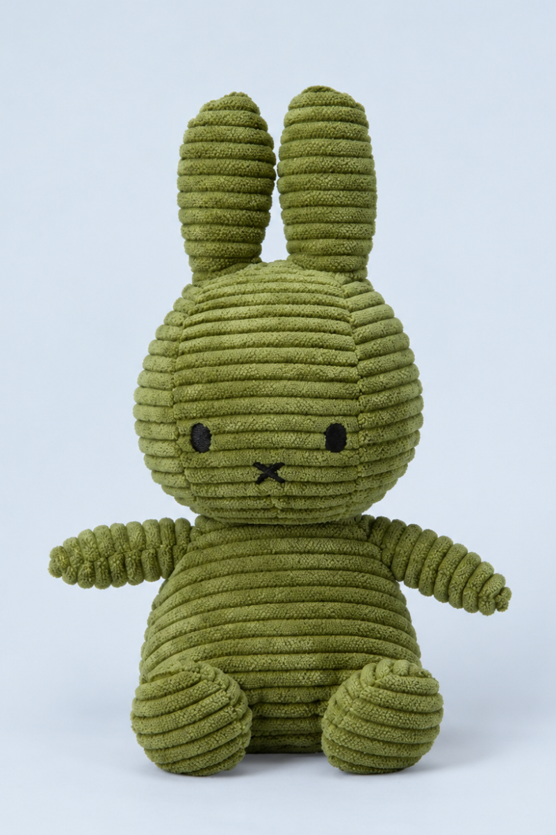 Miffy Corduroy Olive Green Plushie