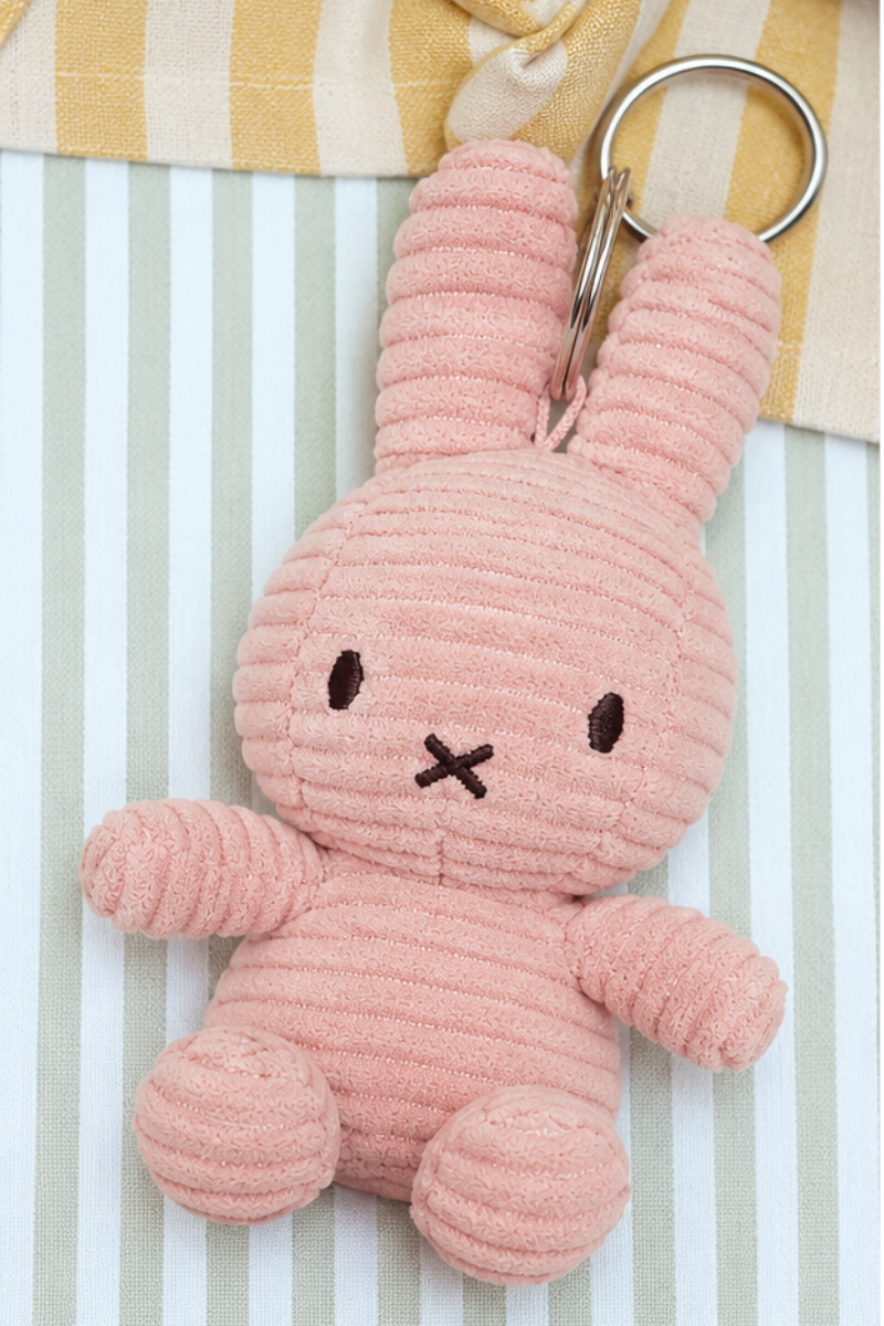 Miffy Pink Corduroy Keychain