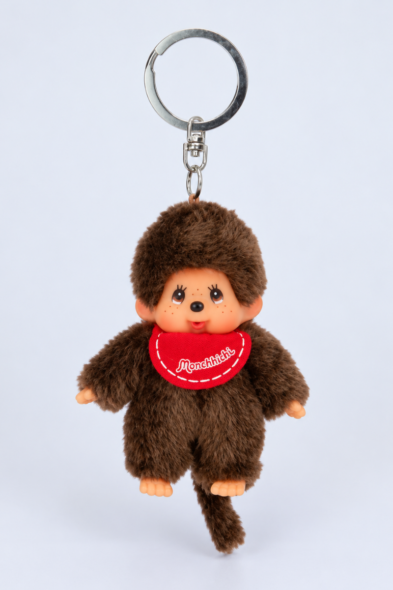 Monchhichi Red Keychain