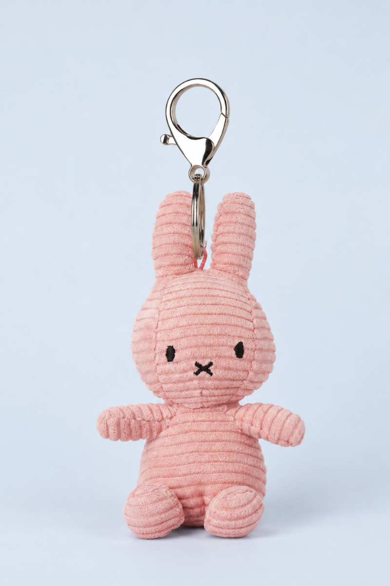 Miffy Pink Corduroy Keychain