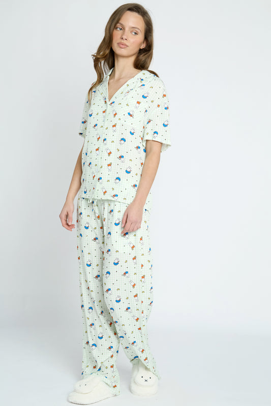 Miffy X Daisy St. Green Pyjama Set