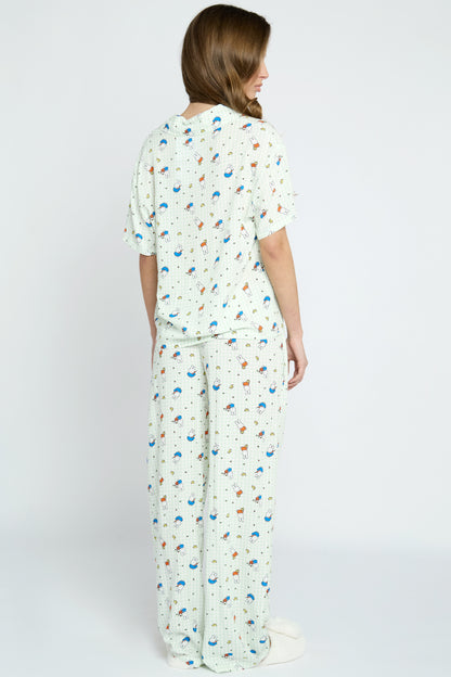 Miffy X Daisy St. Green Pyjama Set
