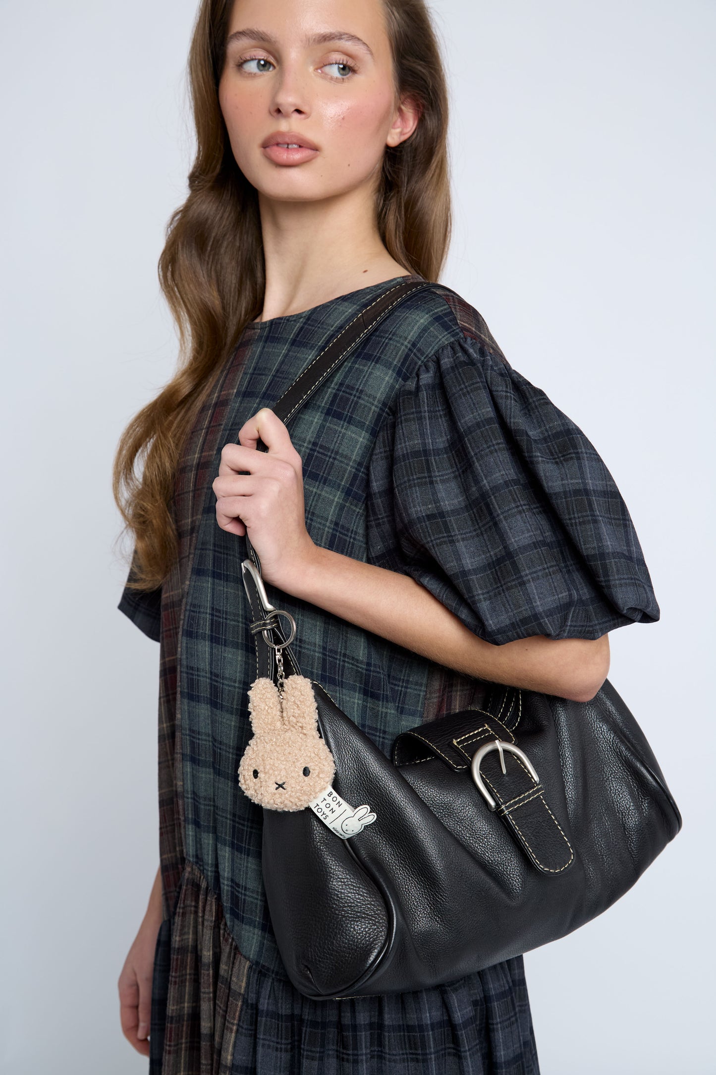 Miffy Borg Plushy Keychain