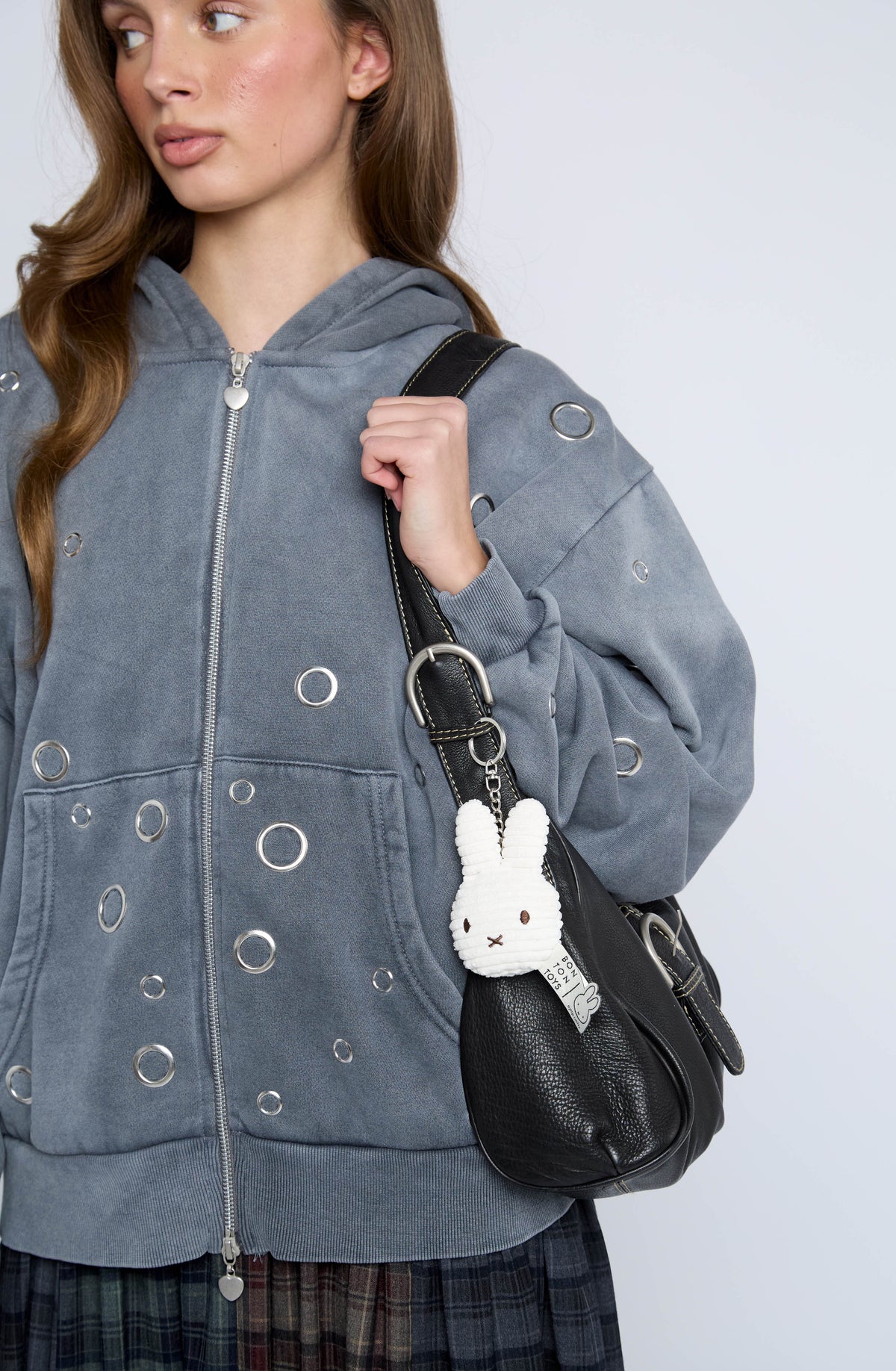 Miffy Corduroy Plushy Keychain