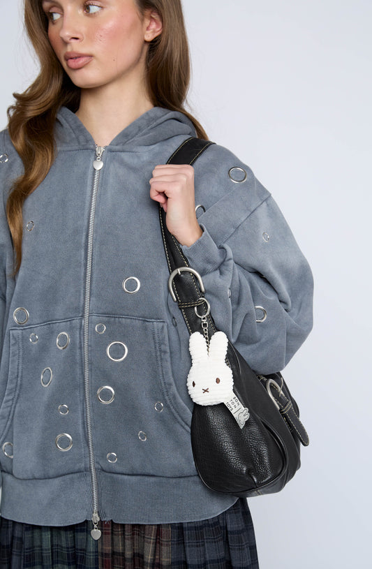 Miffy Corduroy Plushy Keychain