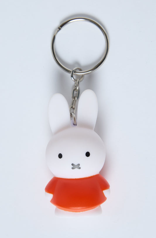 Miffy Orange Tee Charm Keychain