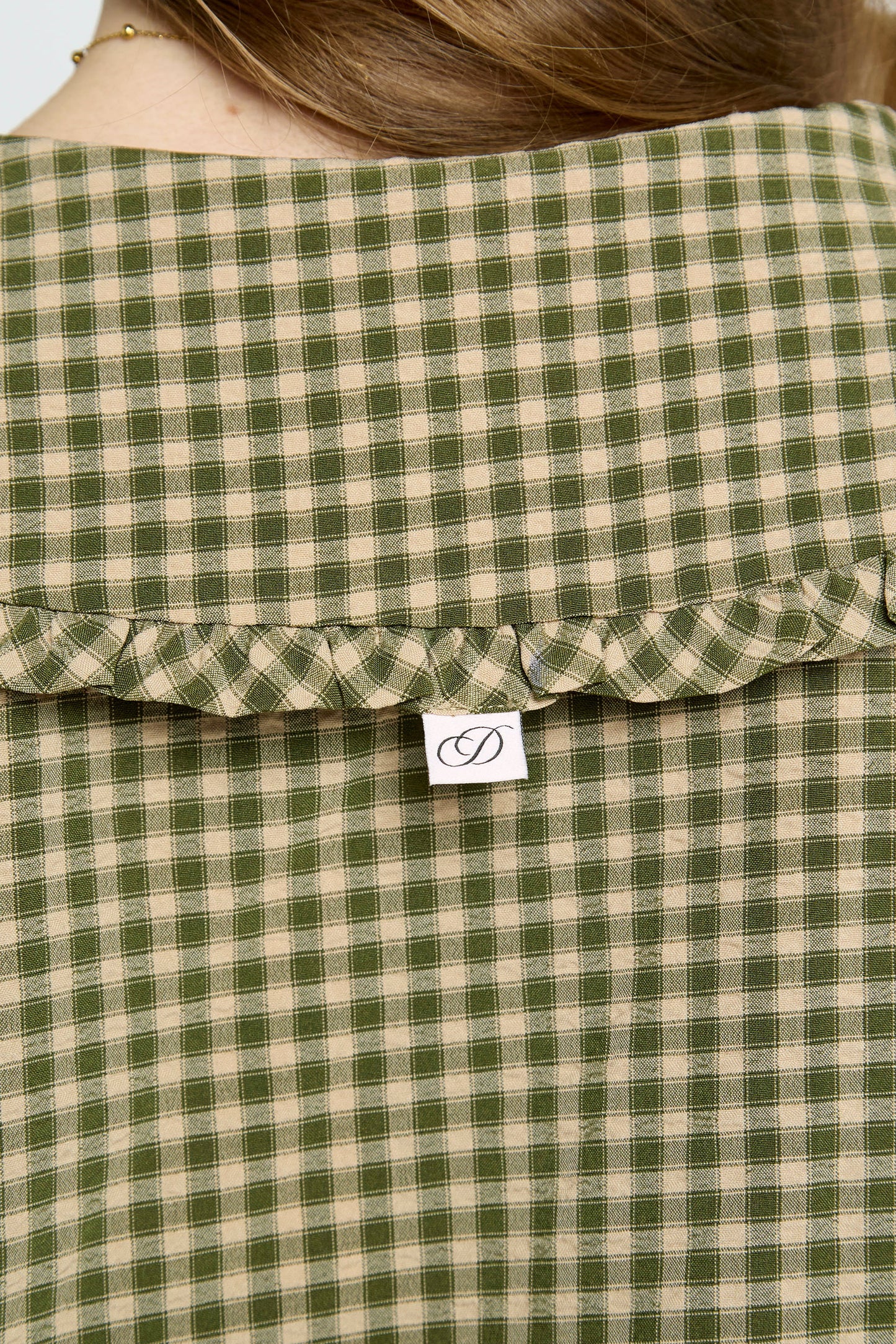Carly Gingham Collar Blouse