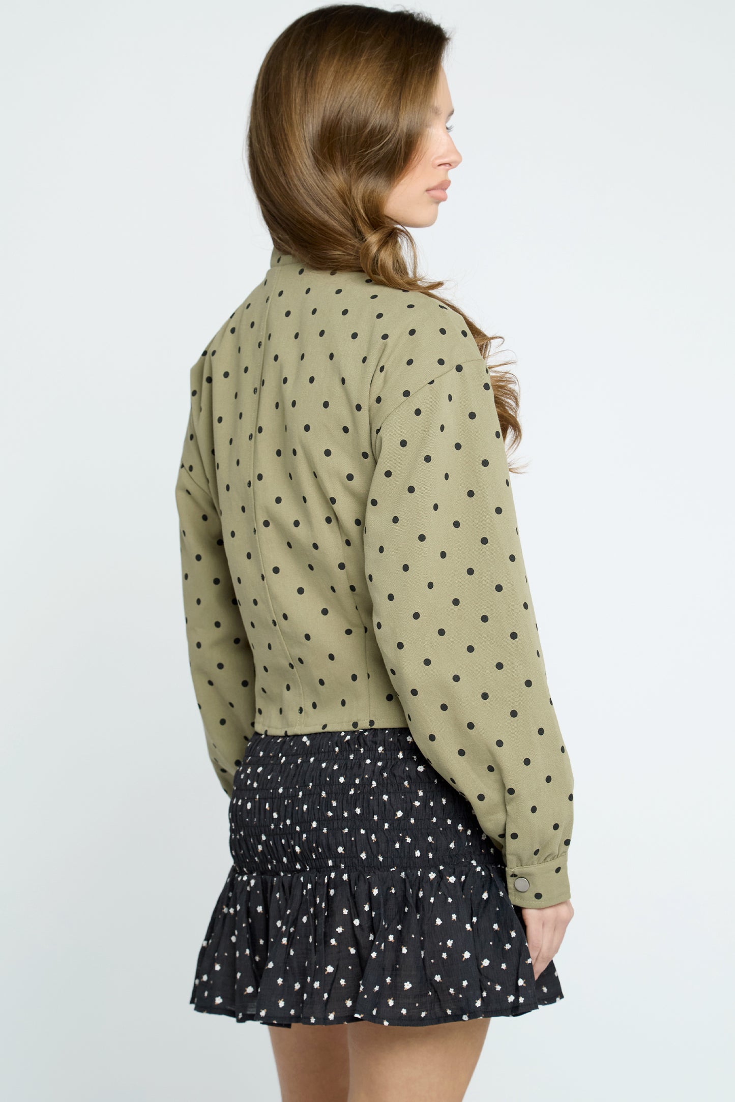 Dot Khaki Jacket