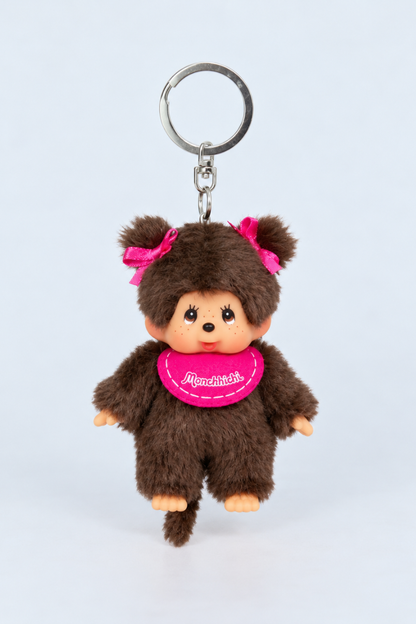 Monchhichi Pink Keychain