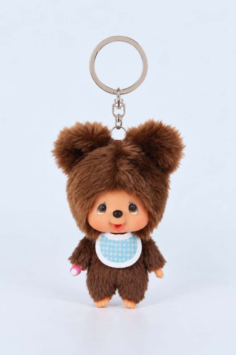 Monchhichi Kuma Keychain