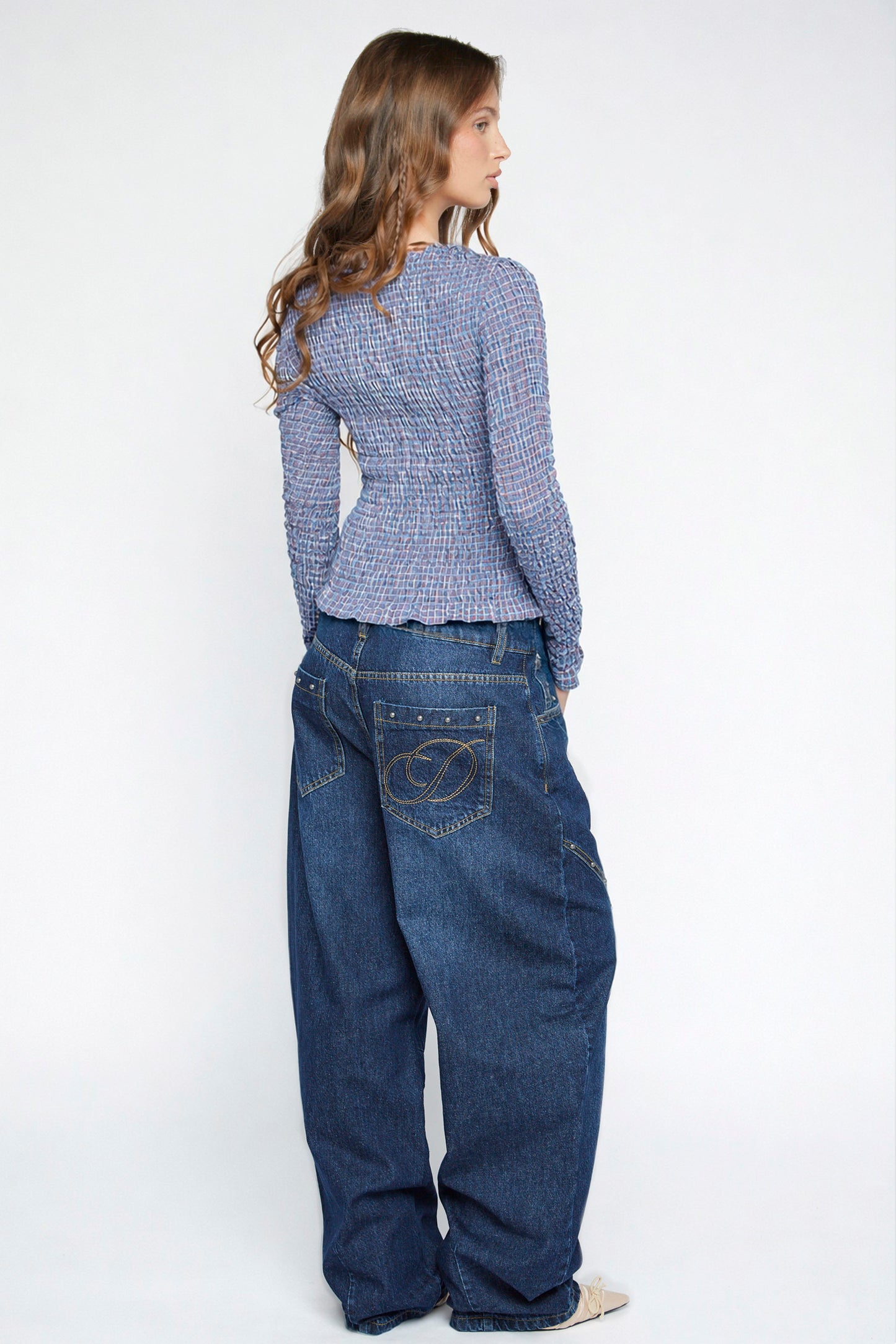Rue Barrel Leg Denim Jeans