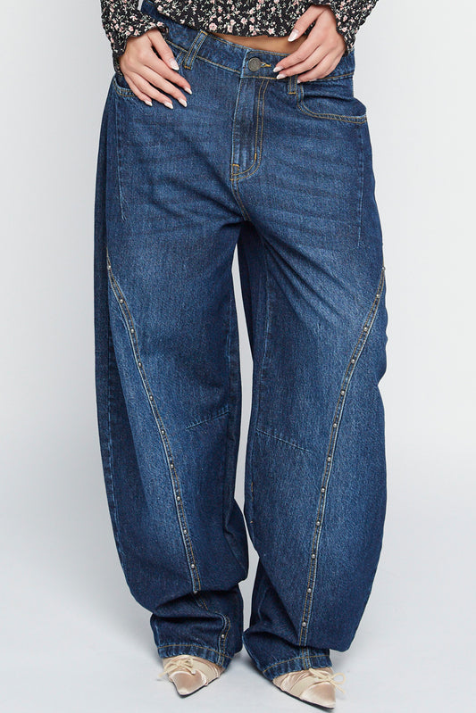Rue Barrel Leg Denim Jeans