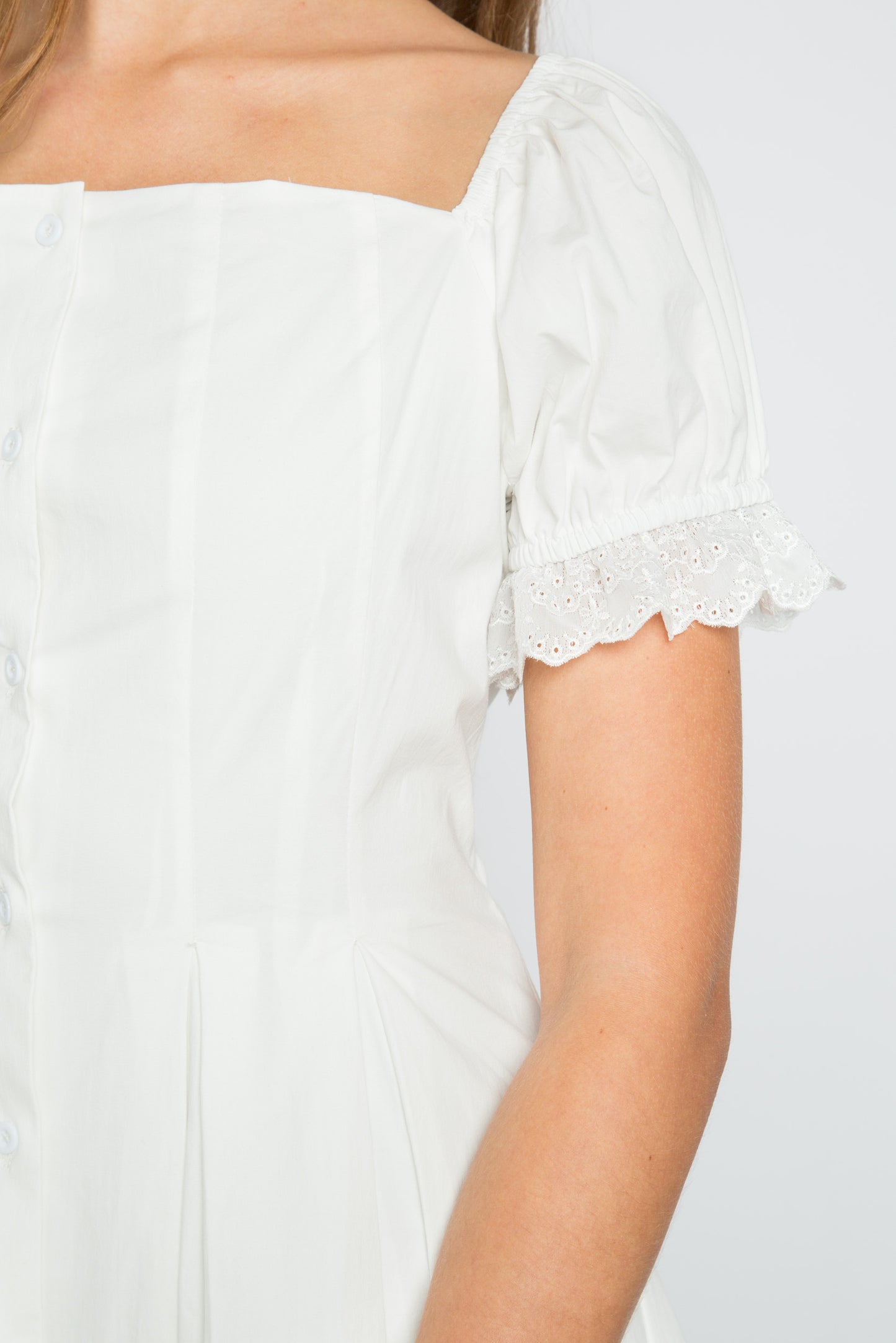 Teacup White Mini Dress