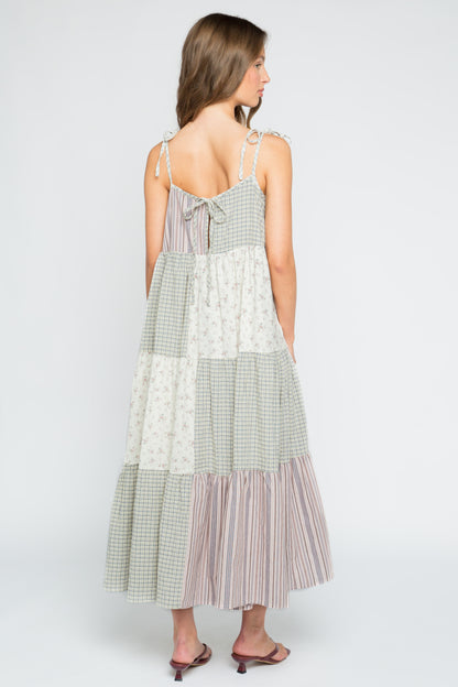 Picnic Patchwork Midaxi Dress
