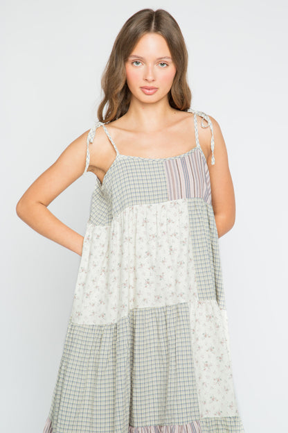 Picnic Patchwork Midaxi Dress