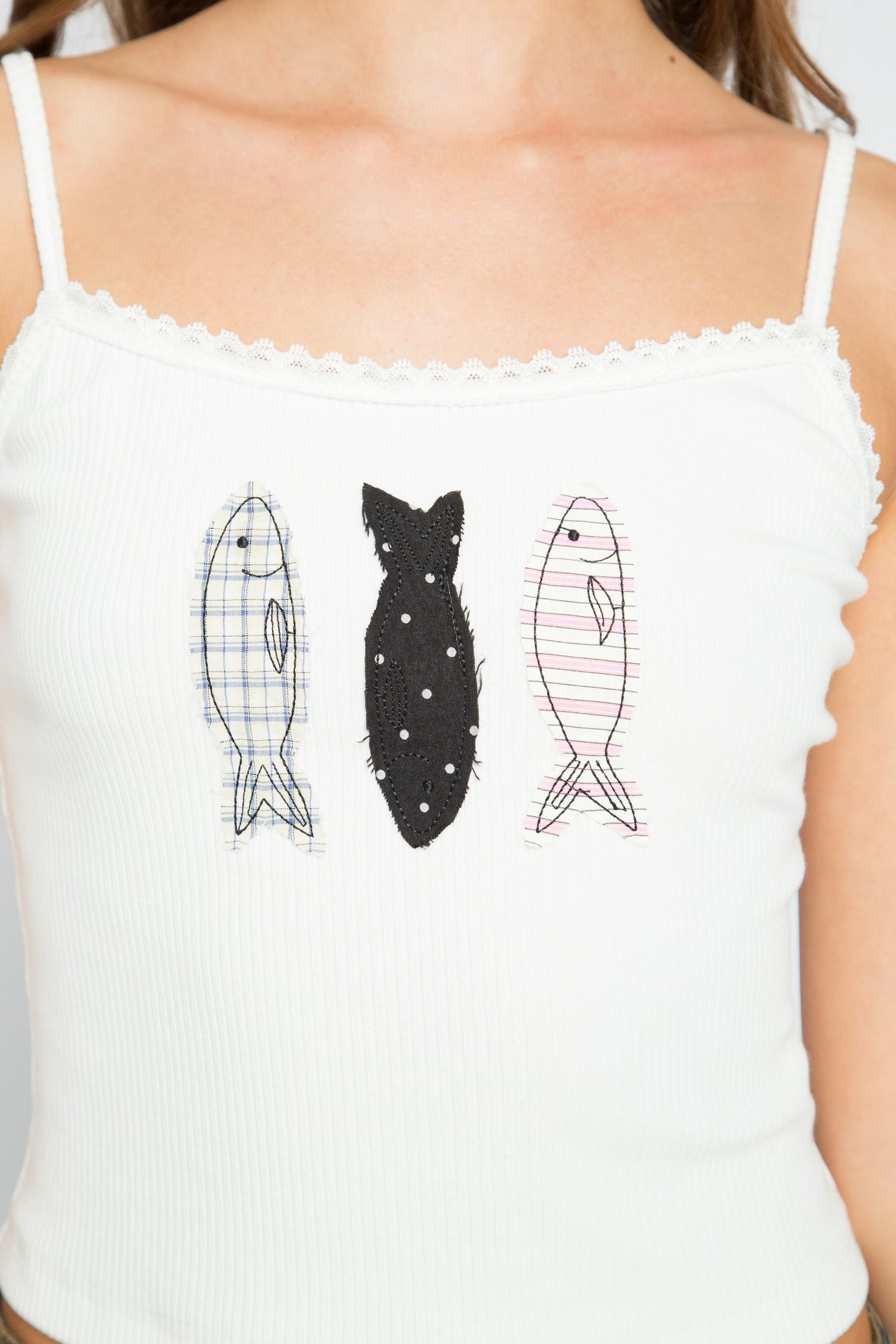 Kipper Embroidered Cami Top