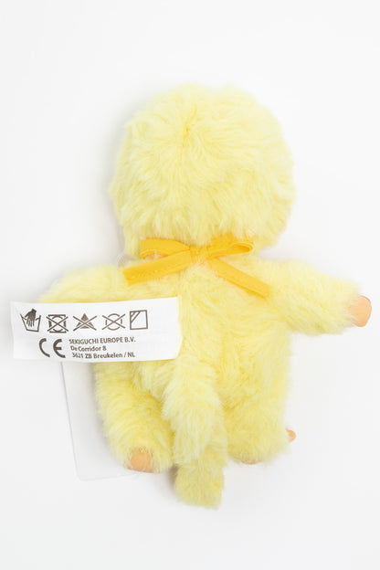 Monchhichi Yellow Beanie Plushie