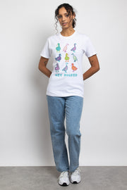 Daisy Street Relaxed T-Shirt with Get Ducked Print