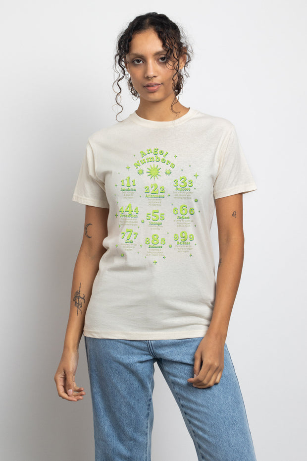 Daisy Street T-Shirt with Angel Numbers Graphic
