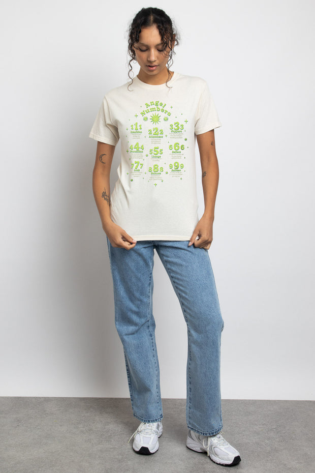 Daisy Street T-Shirt with Angel Numbers Graphic