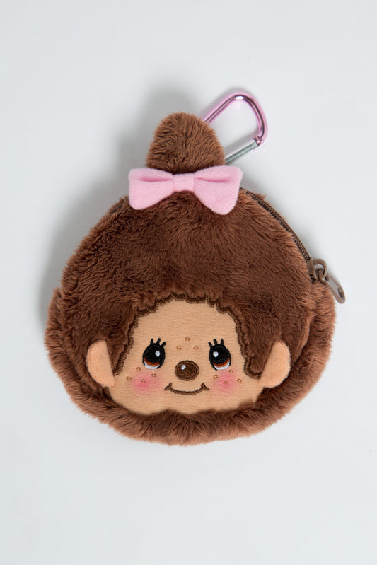 Monchhichi Pink Bow Coin Purse
