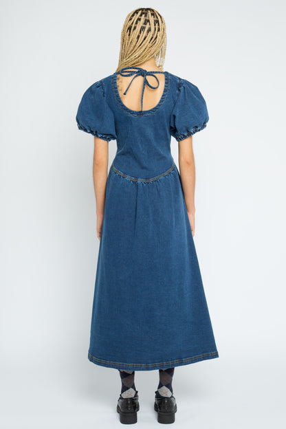 Isla Denim Maxi Dress
