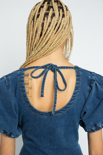 Isla Denim Maxi Dress