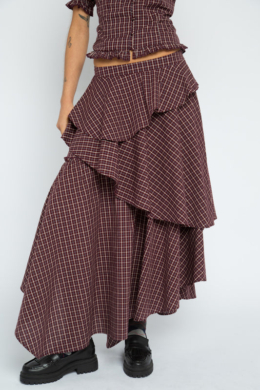 Cupid Tiered Midaxi Skirt