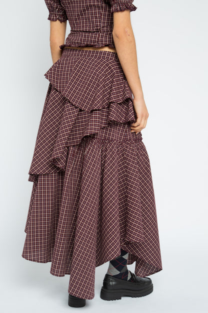 Cupid Tiered Midaxi Skirt