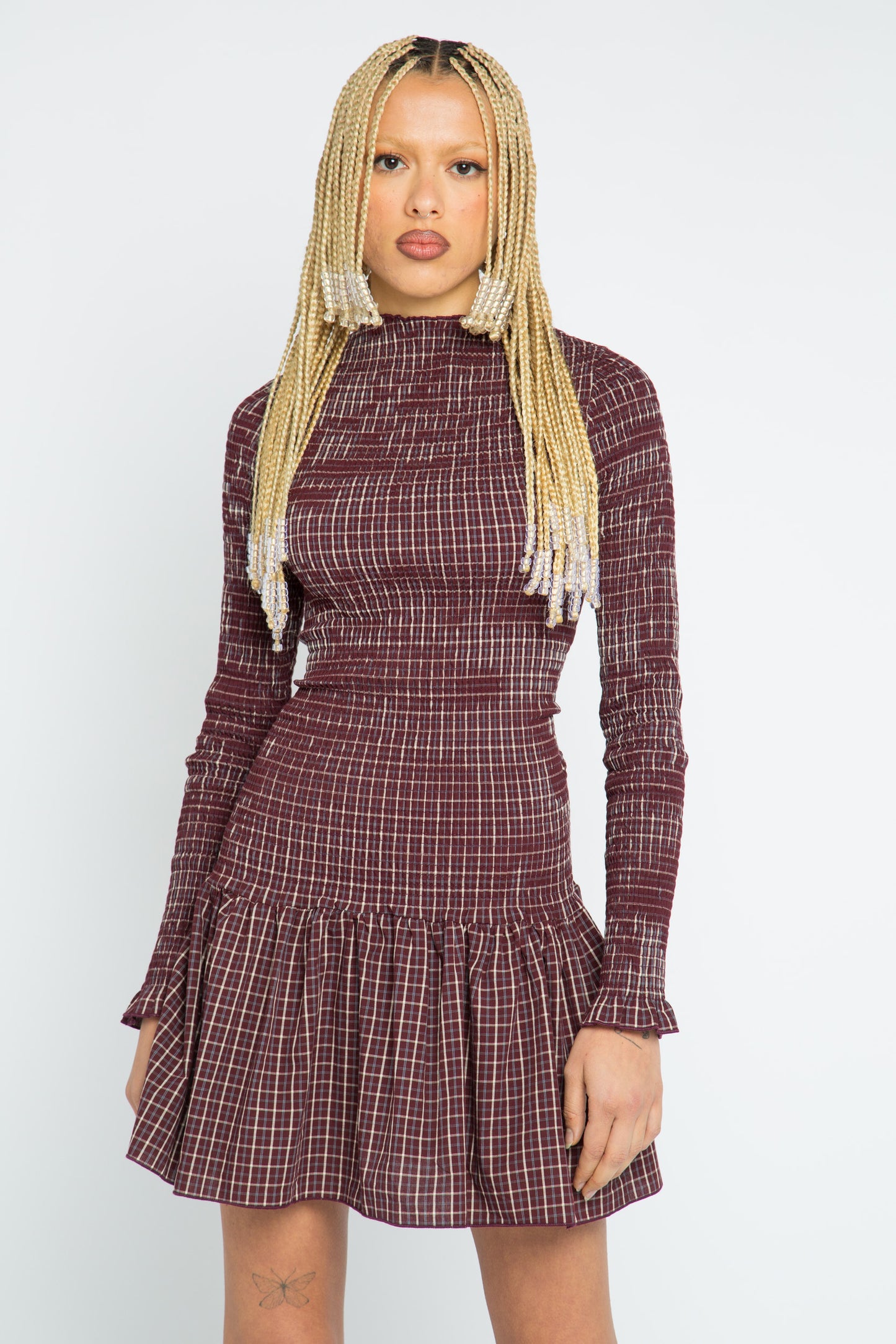 Eira Drop Waist Mini Dress