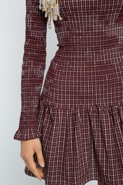 Eira Drop Waist Mini Dress