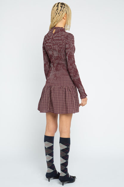 Eira Drop Waist Mini Dress