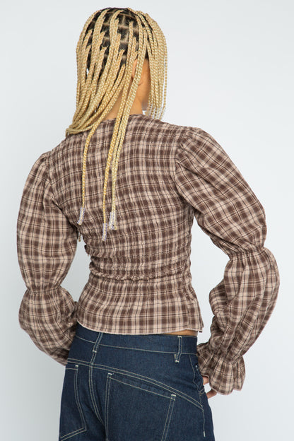 Lure Puff Long Sleeve Top