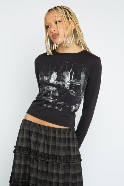 Midnight Long Sleeve Top