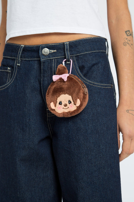 Monchhichi Pink Bow Coin Purse