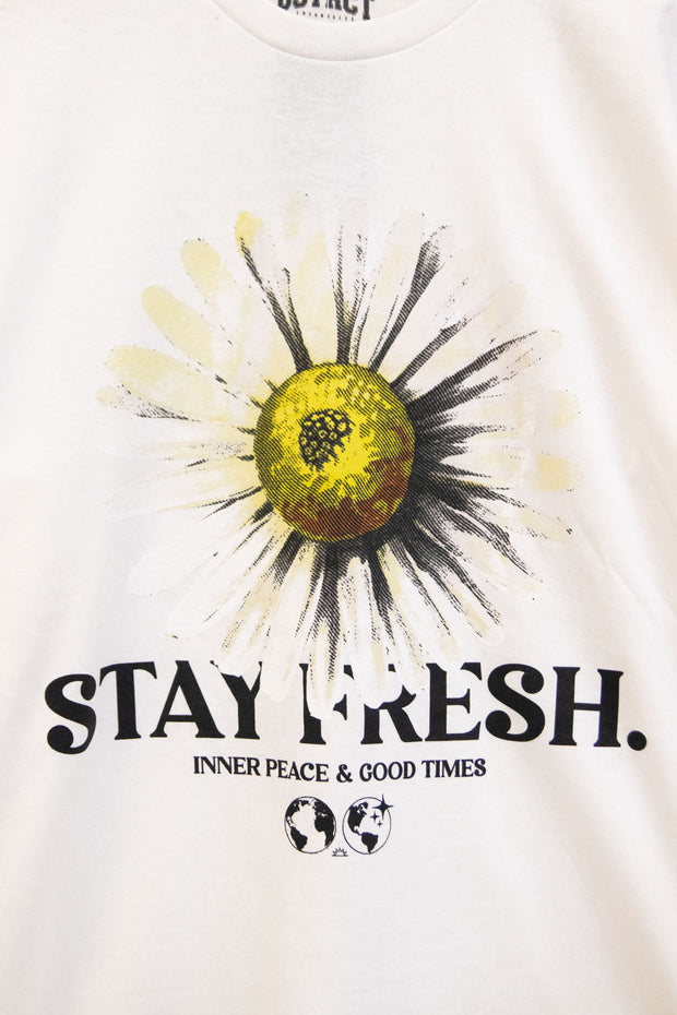 DSTRCT Relaxed T-Shirt with Stay Fresh Print