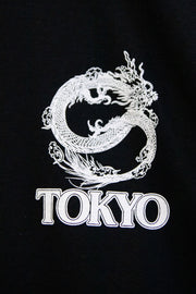 DSTRCT Relaxed T-Shirt with Tokyo Dragon Print