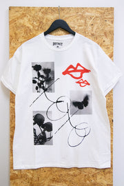 DSTRCT Relaxed T-Shirt with Skeleton Kiss Print