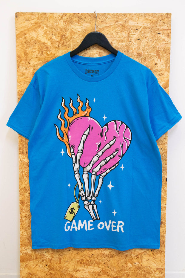 DSTRCT Relaxed T-Shirt with Game Over Print