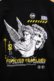 DSTRCT Relaxed T-Shirt with Forever Fearless Print
