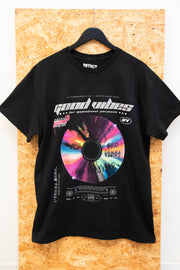 DSTRCT Relaxed T-Shirt with Good Vibes Print